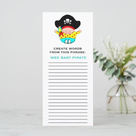 BABY SHOWER GAMES (Staand voorkant)