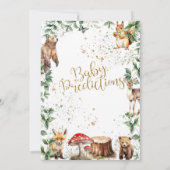 Baby shower games - Baby voorspellingen Kaart (Achterkant)