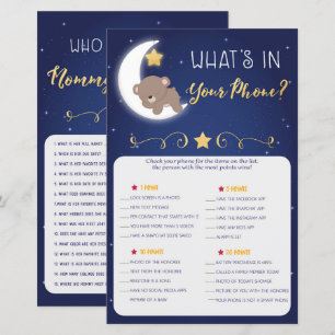 Baby shower Games die mama kennen, telefoonspellet