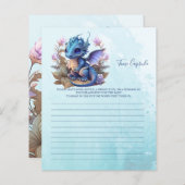 Baby shower Games Time Capsule (Voorkant / Achterkant)