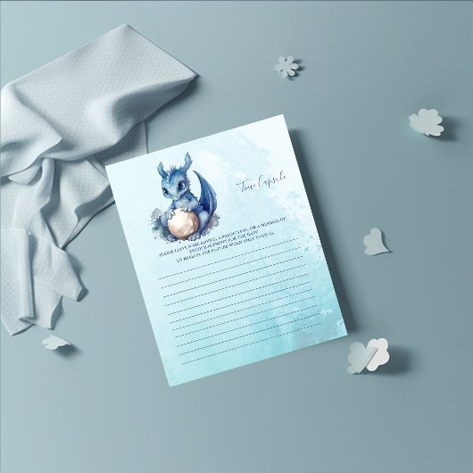 Baby shower Games Time Capsule