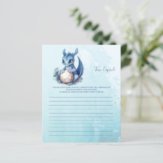 Baby shower Games Time Capsule (Staand voorkant)