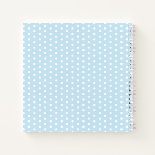 Baby shower gastboek | Blauwe olifant Notitieboek (Achterkant)