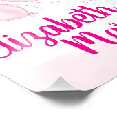 Baby shower gastboek foto afdruk (Hoek)