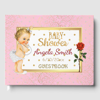 Baby shower gastboek gastenboek