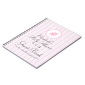 baby shower gastboek notitieboek (Linkerzijde)