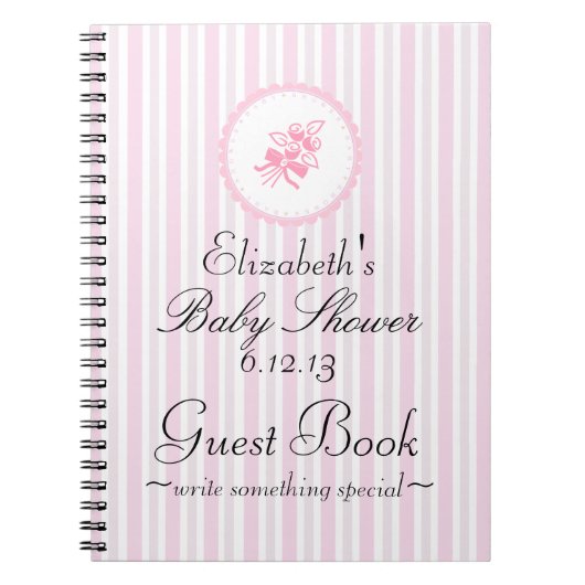baby shower gastboek notitieboek (Voorkant)