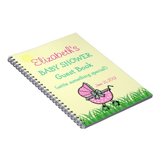 baby shower gastboek notitieboek (Rechterzijde)