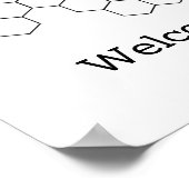 Baby Shower Gastboek Poster (Hoek)