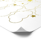 Baby Shower Gastboek Poster - Door de Hemel Gezond (Hoek)