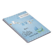 baby shower Gastboek Spiral Note Books Notitieboek (Rechterzijde)