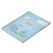 baby shower Gastboek Spiral Note Books Notitieboek (Linkerzijde)