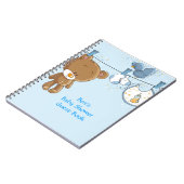 baby shower Gastboek Spiral Note Books Notitieboek (Linkerzijde)