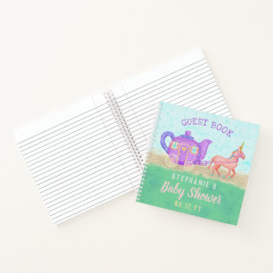 baby shower Gastboekencute Unicorn Tea Party Notitieboek