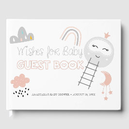 Baby shower Gastenboek Pathway to the Moon