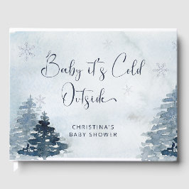 Baby shower gastenboek winterdenboom