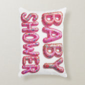 Baby shower geboorte accent kussen (Voorkant(Verticaal))