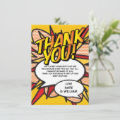 Baby shower Gedicht Modern Fun Bedankkaart