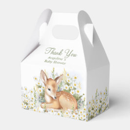 Baby shower geeft de voorkeur aan dozen. bedankdoosjes