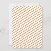 Baby shower Geel grijs koffertje Kaart (Achterkant)