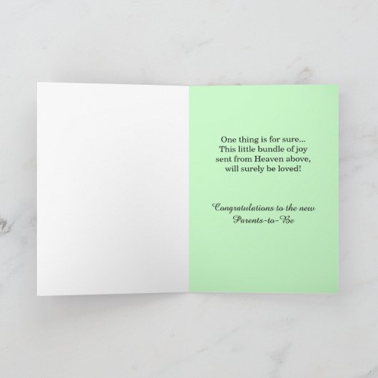 Baby shower Gefeliciteerd Baby Rattles Kaart (Binnen)