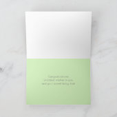 Baby shower Gefeliciteerd Lamb Gender Neutral Bedankkaart (Binnen)