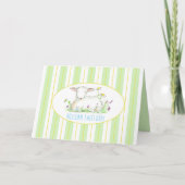 Baby shower Gefeliciteerd Lamb Gender Neutral Bedankkaart (Voorkant)