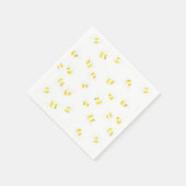 Baby shower gele Waterverf Bumble Bee Pattern Servet (Hoek)