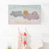 baby shower-gender-openbaring-zonnebrandmiddel-bla spandoek (Insitu)