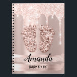Baby shower Gender Revival Roos Girl Feet Drivers Notitieboek<br><div class="desc">florenceK luxe collectie</div>