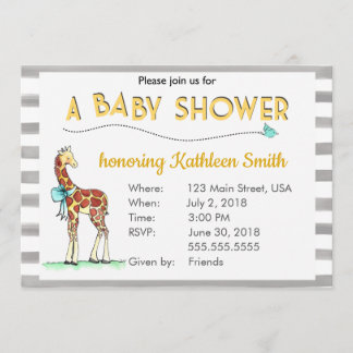 Baby shower Genderneutraal Kaart
