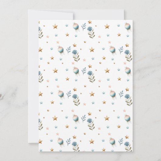 Baby shower Genderneutraal Roze Blauw Uitnodiging