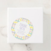 Baby shower Genderneutrale Dank u wel Bedankjes Labels (In situ)