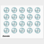 Baby shower Genderraad Stickers. Ronde Sticker (Vel)