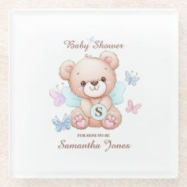 Baby shower gepersonaliseerd Onderzetter