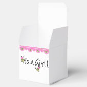 Baby shower geschenkdoos - Het is een meisje Bedankdoosjes (Geopend)