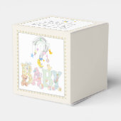 Baby shower Geslacht Bevestig de voordeur Bedankdoosjes (Achterkant)