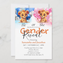 Baby shower Geslacht Reveal Blauw en Roze