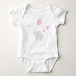 Baby shower Gift Bodysuit met Olifant