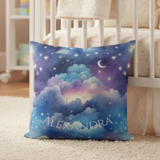 Baby Shower Gift Pillow - Dreamy Night Sky Kussen
