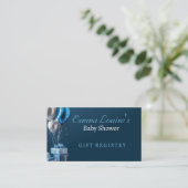 Baby shower Gift Registry Informatiekaartje (Staand voorkant)
