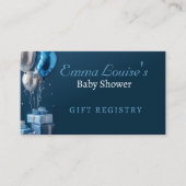 Baby shower Gift Registry Informatiekaartje (Voorkant)