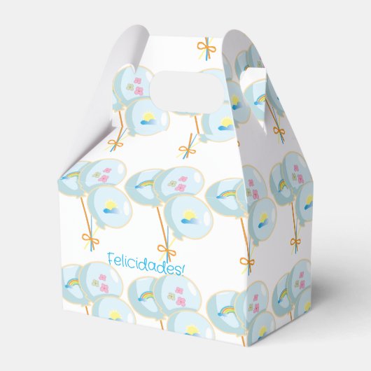 Baby shower gifts bedankdoosjes (Voorkant Zijde)