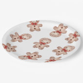 Baby shower Gingerbrood Man Papieren Bordje (Gekanteld)