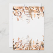 Baby Shower giraf eucalyptus bos jungle Kaart (Achterkant)