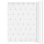 Baby shower Giraffe Floral Hartelijk dank (Binnen (Links))