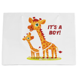 Baby shower Giraffe Gift Bag Groot Cadeauzakje