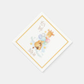 Baby shower Giraffe Papier servet (Hoek)