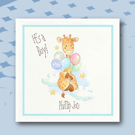 Baby shower Giraffe Papier servet