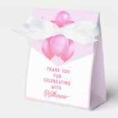 Baby shower Girl Bedankdoosjes (Voorkant Zijde)